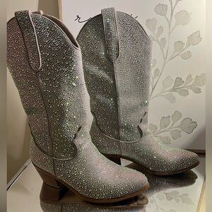 Rhinestone Boots